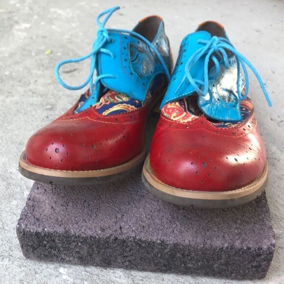 Emery rose Paisley oxfords - Picture 4 of 8